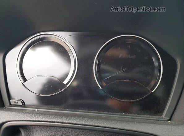 WBS2U7C57KVB09280 2019 BMW M2 Серый Вид щитка приборов