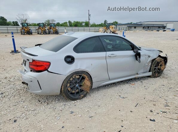 WBS2U7C57KVB09280 2019 BMW M2 Серый Задняя правая четверть
