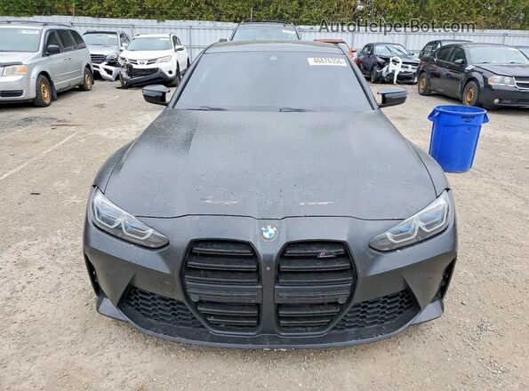WBS33AY04MFK64140 2021 BMW M3 Black წინა ხედი