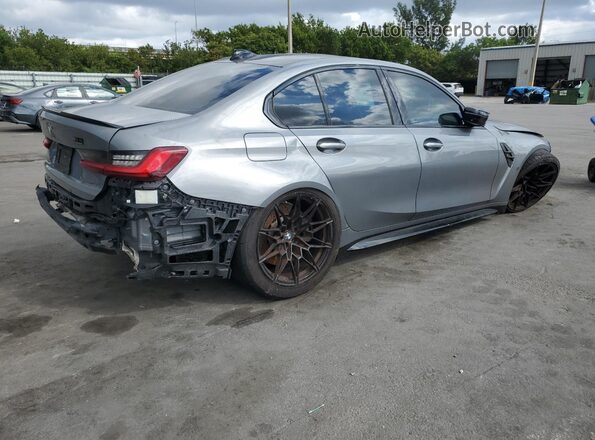 WBS33AY08NFM16938 2022 BMW M3 Gray Rear right