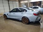 2022 Bmw M3 Competition Gray vin: WBS33AY09NFL65580