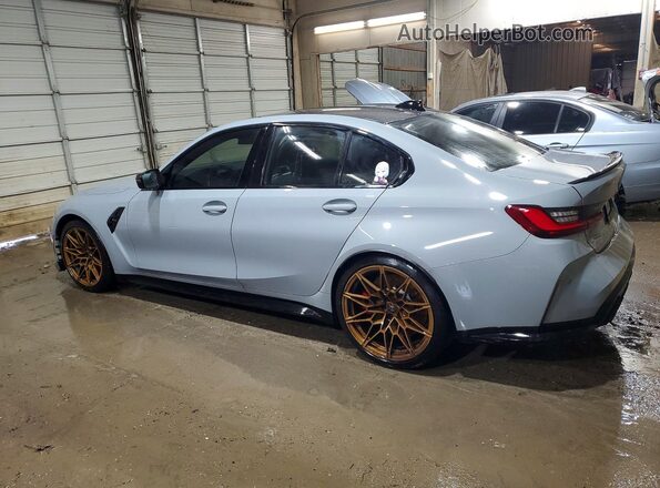 WBS33AY09NFL65580 2022 BMW M3 Gray Tył lewy