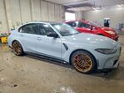 2022 Bmw M3 Competition Gray vin: WBS33AY09NFL65580