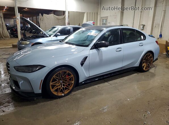 WBS33AY09NFL65580 2022 BMW M3 Gray Przód lewy