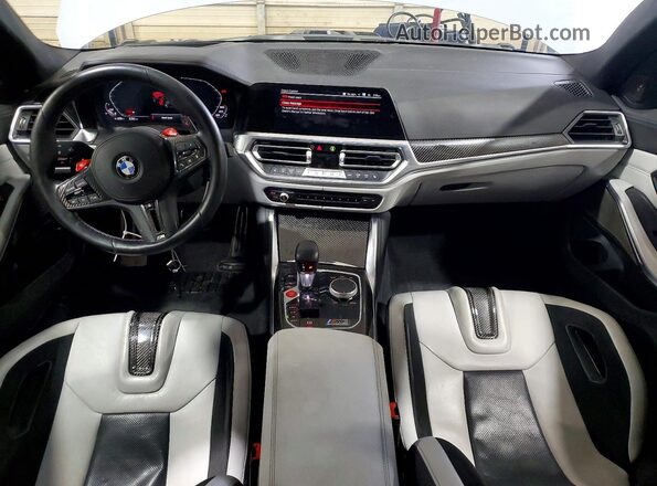 WBS33AY09NFL65580 2022 BMW M3 Gray Widok deski rozdzielczej