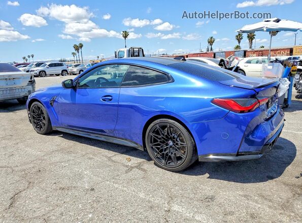 WBS33AZ09PCM18474 2023 BMW M4 Синий Задняя левая четверть