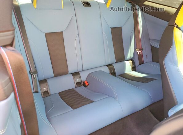 WBS33AZ09PCM18474 2023 BMW M4 Синий Вид задних сидений
