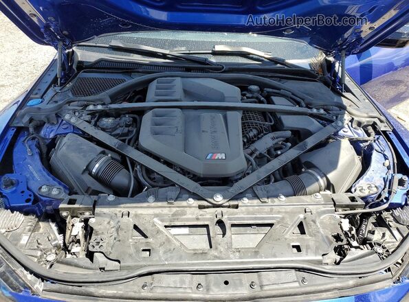 WBS33AZ09PCM18474 2023 BMW M4 Синий Вид задней части салона