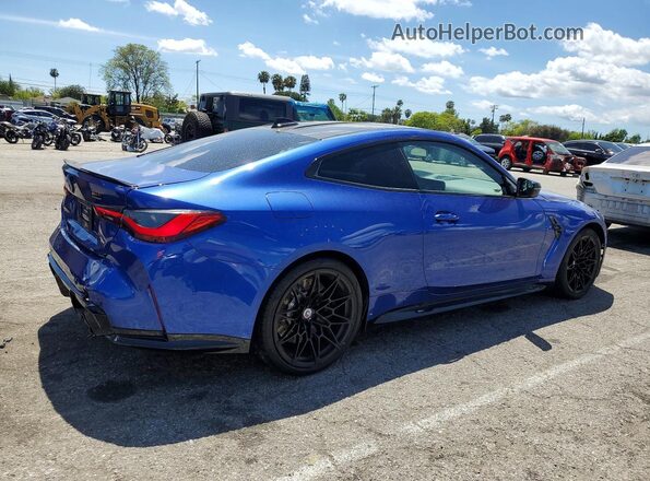 WBS33AZ09PCM18474 2023 BMW M4 Синий Задняя правая четверть