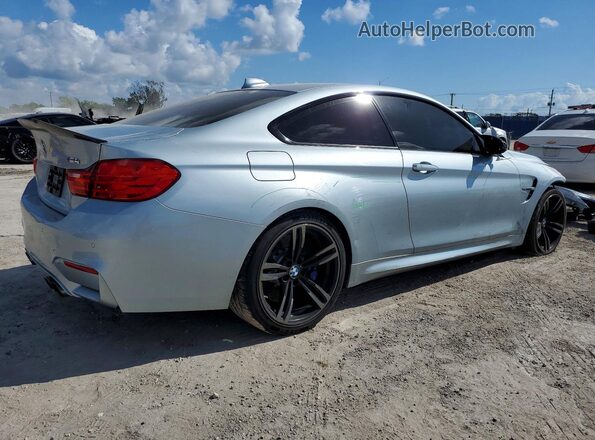WBS3R9C56GK338315 2016 BMW M4 Silver Tył prawy
