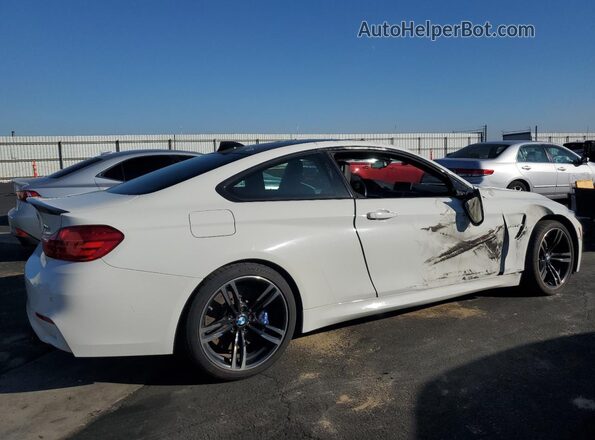 WBS3R9C5XGK338382 2016 BMW M4 Белый Задняя правая четверть