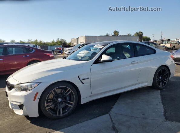 WBS3R9C5XGK338382 2016 BMW M4 Белый Передняя левая четверть