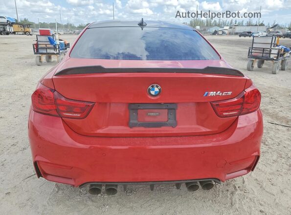 WBS3S7C06LAH85128 2020 BMW M4 Red Vista trasera