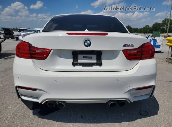 WBS3U9C52GP970049 2016 BMW M4 White Widok z tyłu