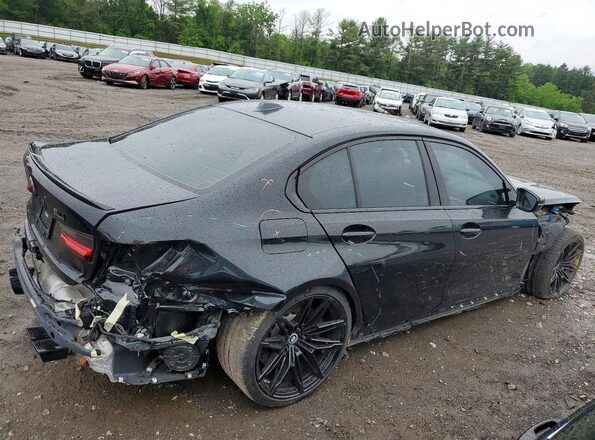 WBS43AY00PFP01785 2023 BMW M3 Черный Задняя правая четверть