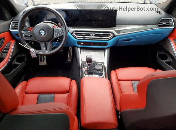 WBS43AY00PFP01785 2023 BMW M3 Черный Вид панели приборов
