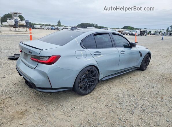 WBS43AY01NFM26327 2022 BMW M3 Gray უკანა მარჯვენა