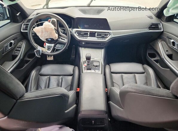WBS43AY01NFM26327 2022 BMW M3 Gray წინა პანელის ხედი