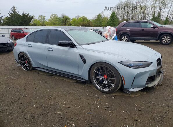 WBS43AY02NFL77882 2022 BMW M3 Gray წინა მარჯვენა
