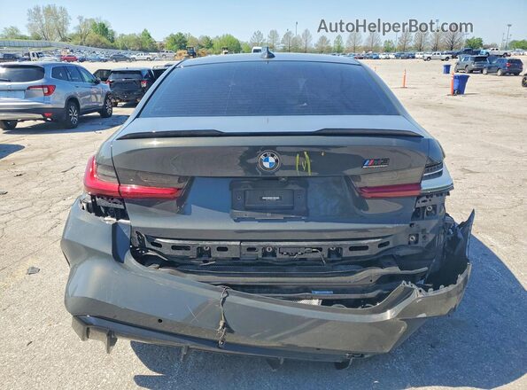 WBS43AY02NFM46005 2022 BMW M3 Черный Вид сзади