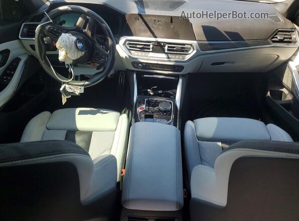 WBS43AY02NFM46005 2022 BMW M3 Черный Вид панели приборов
