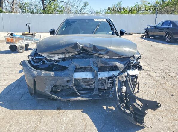 WBS43AY02NFM46005 2022 BMW M3 Черный Вид спереди