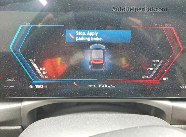 WBS43AY02PFN44440 2023 BMW M3 Black Widok zestawu wskaźników
