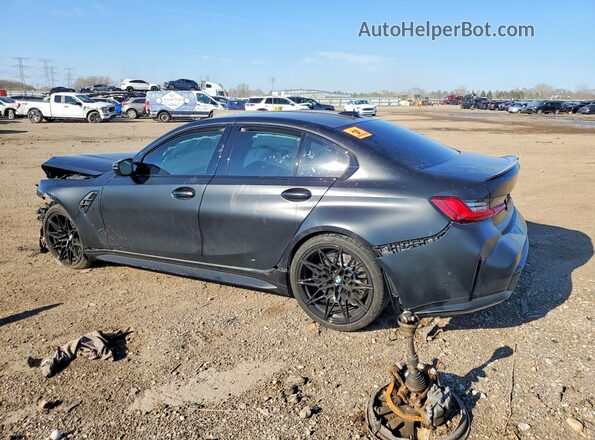 WBS43AY05PFP72772 2023 BMW M3 Black Tył lewy
