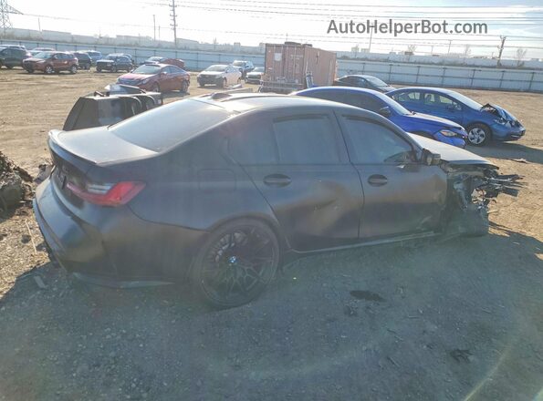 WBS43AY05PFP72772 2023 BMW M3 Black Tył prawy
