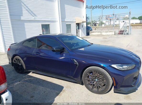 WBS43AZ01PCM97935 2023 BMW M4 Dark Blue Widok wnętrza z tyłu