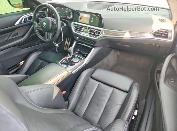 WBS43AZ03PCM23318 2023 BMW M4 Blue წინა პანელის ხედი