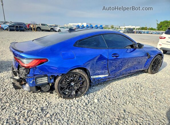 WBS43AZ03PCM23318 2023 BMW M4 Blue უკანა მარჯვენა
