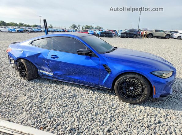 WBS43AZ03PCM23318 2023 BMW M4 Blue წინა მარჯვენა