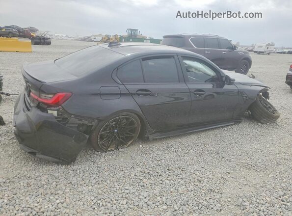 WBS53AY04NFM26407 2022 BMW M3 Черный Задняя правая четверть
