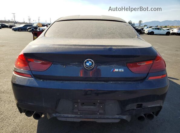 WBS6E9C5XGG437019 2016 BMW M6 Blue Vista trasera