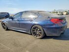 2016 Bmw M6 Gran Coupe Blue vin: WBS6E9C5XGG437019