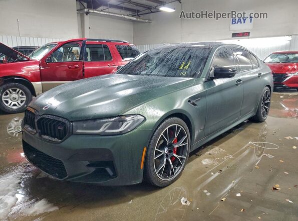 WBS83CH09PCL44962 2023 BMW M5 Green Vista tres cuartos delantera izquierda