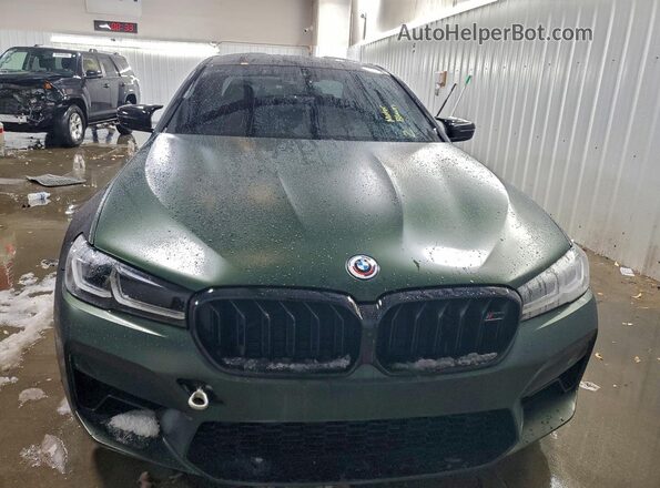 WBS83CH09PCL44962 2023 BMW M5 Green Vista frontal