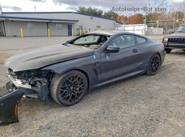 WBSAE0C08LCD95321 2020 BMW M8 Gray Przód lewy