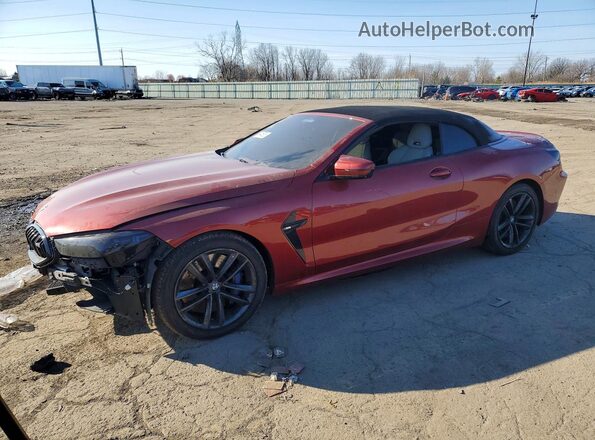 WBSDZ0C01LCD77017 2020 BMW M8 Orange წინა მარცხენა ხედი სამი მეოთხედიდან