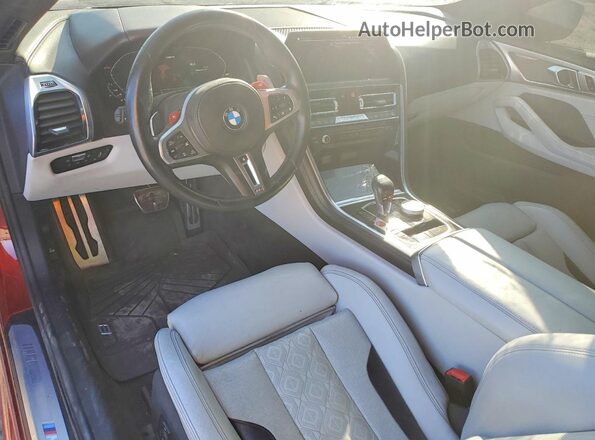 WBSDZ0C01LCD77017 2020 BMW M8 Orange წინა პანელის ხედი