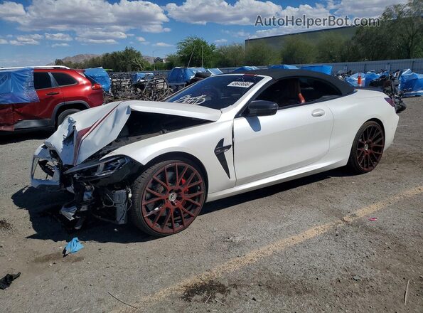 WBSDZ0C01NCH58191 2022 BMW M8 Белый Передняя левая четверть