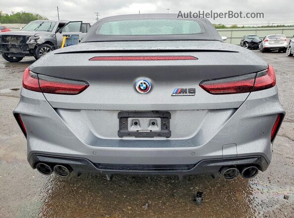 WBSDZ0C07PCL76053 2023 BMW M8 Gray Widok z tyłu