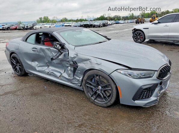 WBSDZ0C07PCL76053 2023 BMW M8 Gray Przód prawy