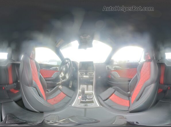WBSDZ0C07PCL76053 2023 BMW M8 Gray Widok naklejki z numerem VIN