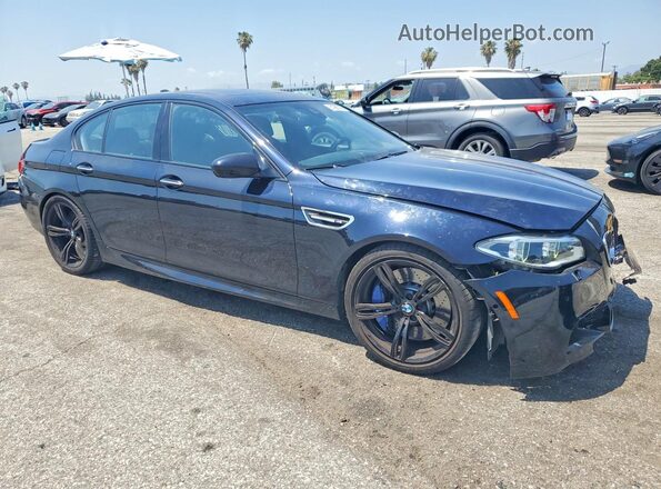 WBSFV9C52GD595744 2016 BMW M5 Blue Delantero derecho
