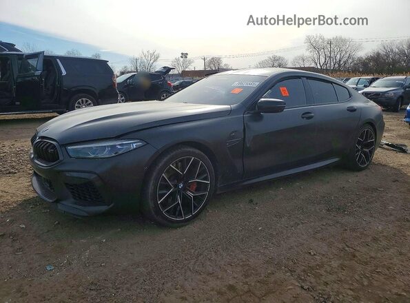 WBSGV0C01NCH52710 2022 BMW M8 Black Առջևի ձախ երեք քառորդ տեսարան