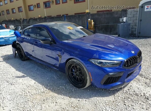 WBSGV0C09NCJ55155 2022 BMW M8 Blue Przód prawy