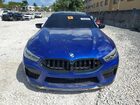 2022 Bmw M8 Blue vin: WBSGV0C09NCJ55155
