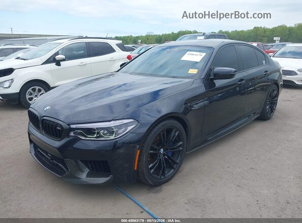 WBSJF0C5XJB282835 2018 BMW M5 Black Vista tres cuartos delantera izquierda